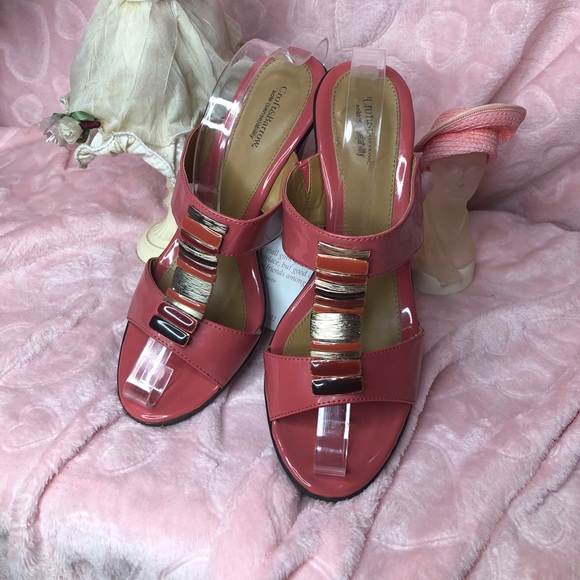 Croft&Barrow, sole(sense)ability,open shoes 👠 - Picture 1 of 3